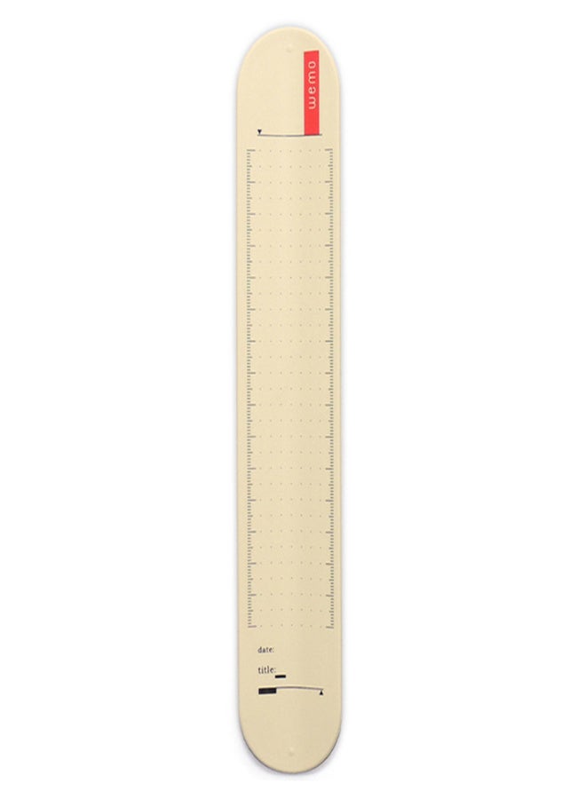 Wearable Notepad Silicone Memo Wrist Band Reminder Bracelet Waterproof to Do List Stap and Ruler   Erasable with Oil-based Pen Gift for Nurse Vet Techs Healthcare Learning Records Plans - Image 1