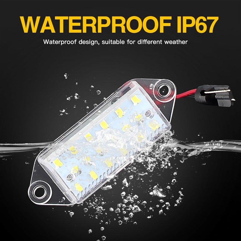 QASULER LED License Plate Light for Mitsubishi Lancer EVO X - Image 5