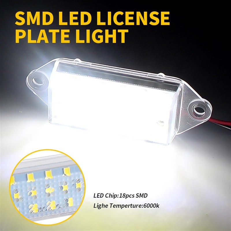 QASULER LED License Plate Light for Mitsubishi Lancer EVO X - Image 3