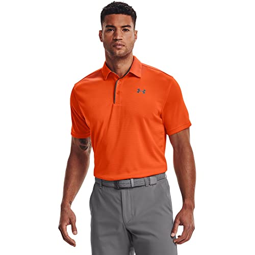 Under Armour Men's UA Tech Polo LG Orange - Image 1