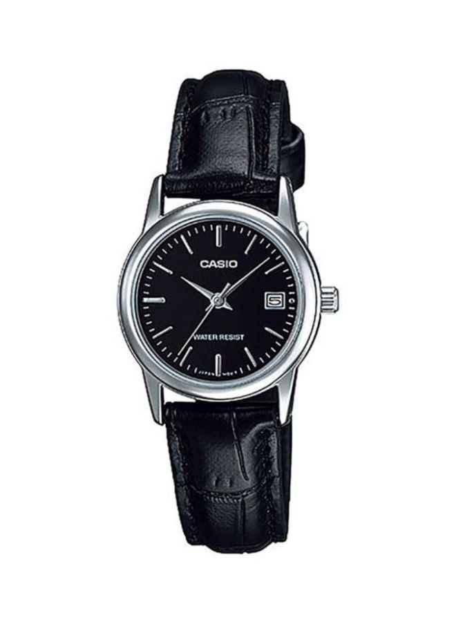CASIO Women Dress Analog Wrist Watch LTP-V002L-1B - 25 mm - Black - Image 1
