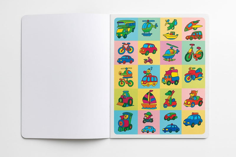 صدف طقم كيدآرت مكون من 12 شمع تلوين وكتاب تلوين - Image 2