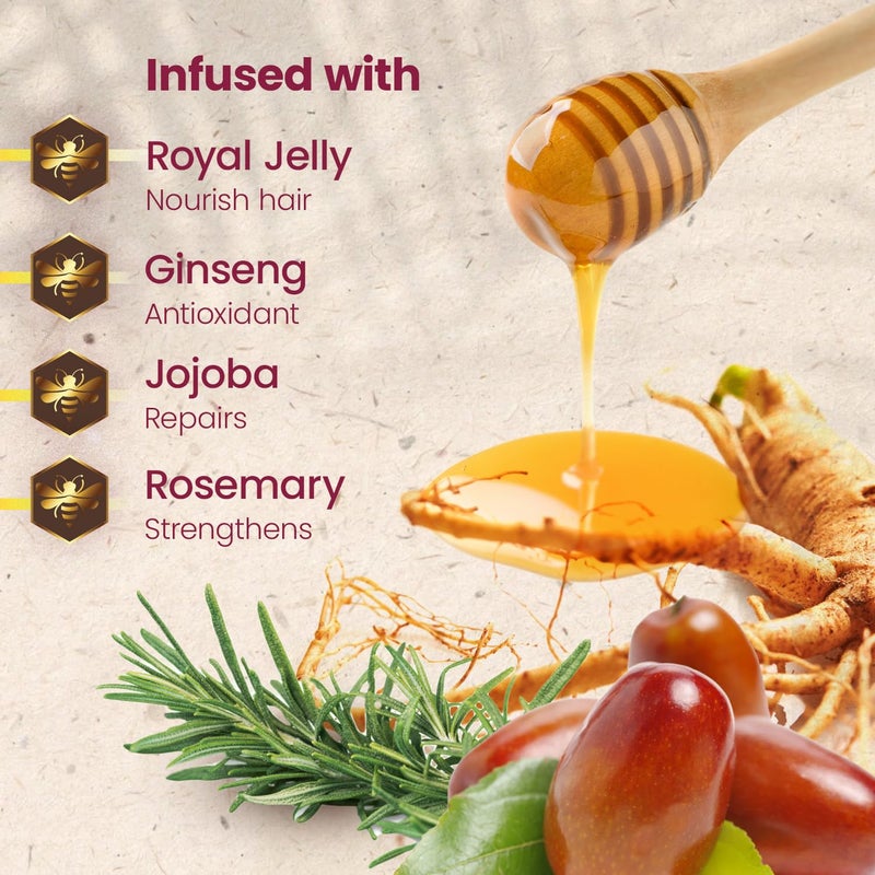 Tio Nacho Ginseng Shampoo with Royal Jelly, Herbal Hair Growth Shampoo for Stronger, Healthier Hair, Ginseng and Natural Extracts for Nourished and Revitalized Hair, 14 fl oz - Image 5