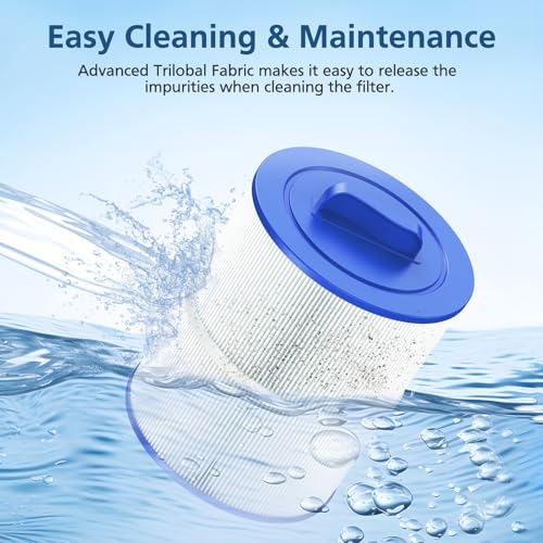 Beckacher Hot Tub Spa Filter Cartridge, Compatible with Unicel 6CH-502, Filbur FC-0311, Master Deluxe M60506, Magnum AR50, PAS50SV-F2M, Baleen AK-90161, Excel Filters XLS-604 Artesian Spas Filter,2 Pack - Image 5