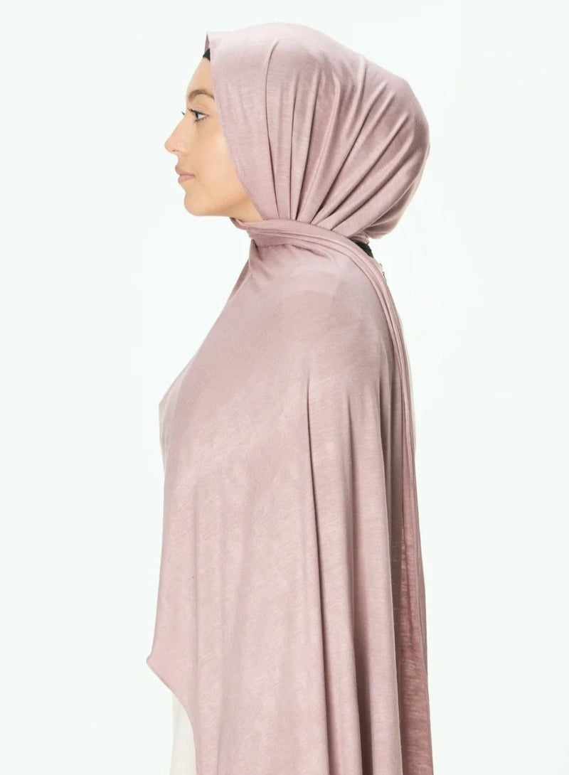 Perfectory PERFECTORY Soft Stretch Jersey Hijabs, Effortless Style and Comfort, Curated Collection- Retro Pink  - Image 2