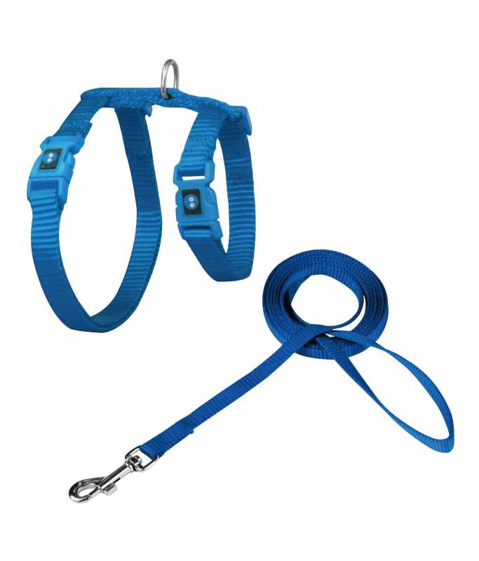 Doco 6Feet Signature Cat Harness & Leash Blue XS