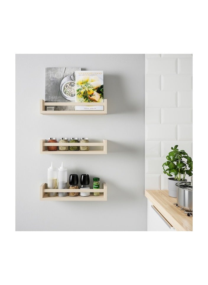 Ikea - Aspen Wood Spice Rack 40x10x9 cm - Image 1