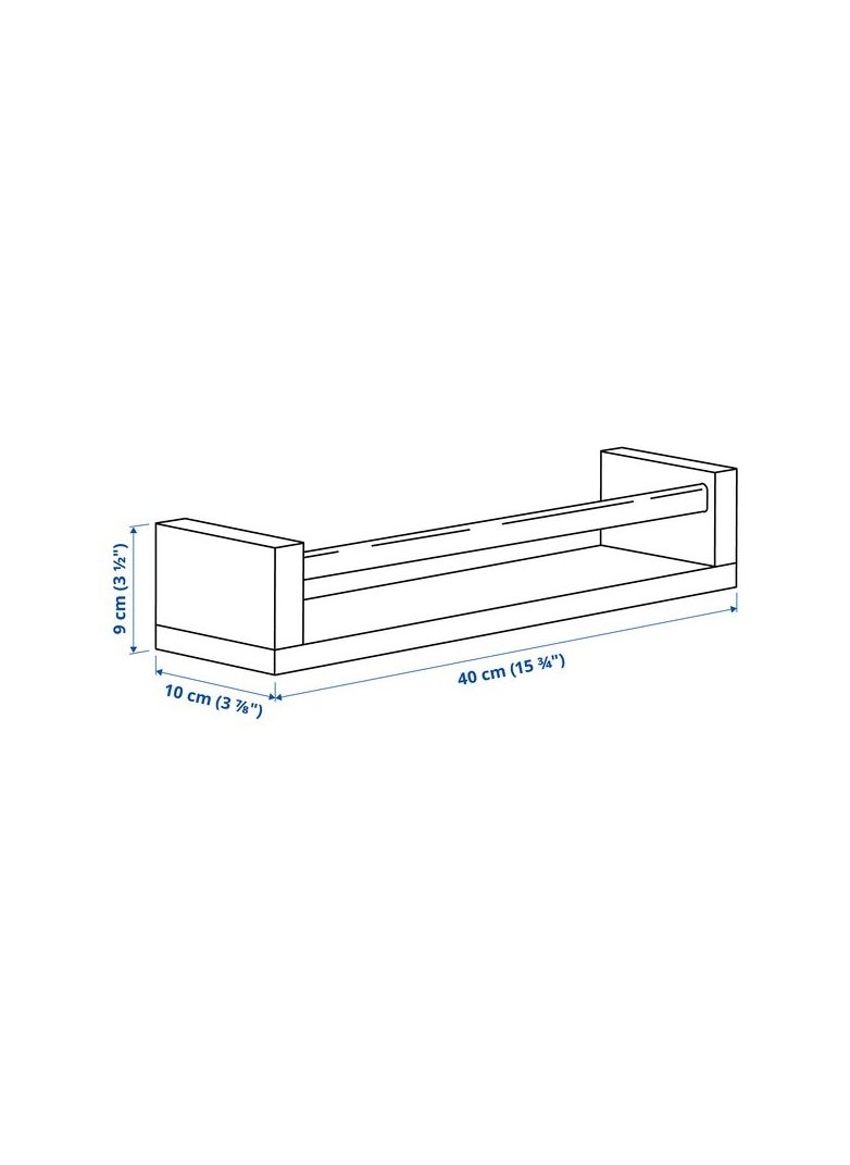 Ikea - Aspen Wood Spice Rack 40x10x9 cm - Image 1