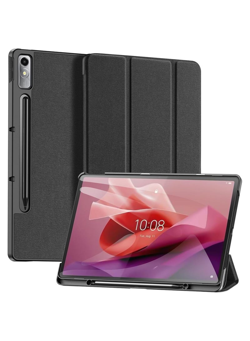 general Compatible with Lenovo Tab P12 12.7 inch 2023 Case Slim Magnetic Trifold Stand Folio Cover for Lenovo Tab P12 Tablet - Image 1