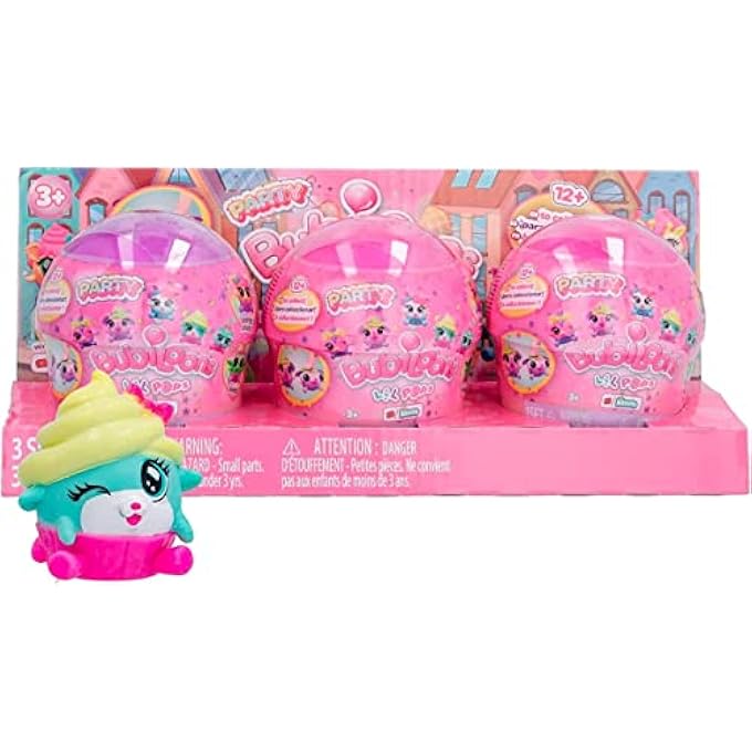 Bubiloons Lil Pops 3 Pack | Squishy Toy Wave 2 with Eyes That pop, for Kids 3 and up - Image 1