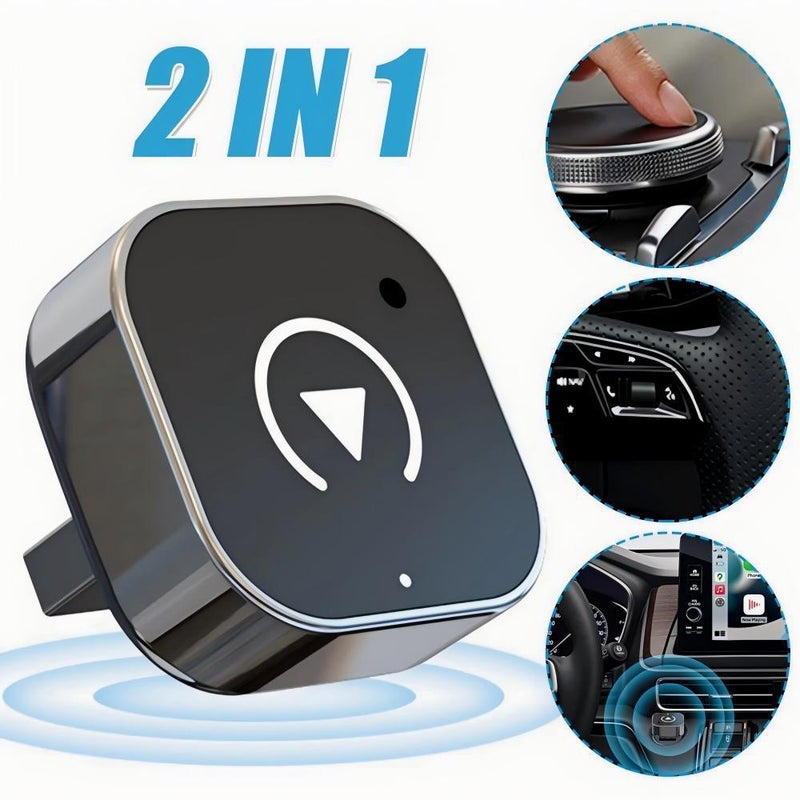 Explosions Carplay Box Plug And Play Android Apple Wired To Wireless Screen Carplay Transfer - Image 1