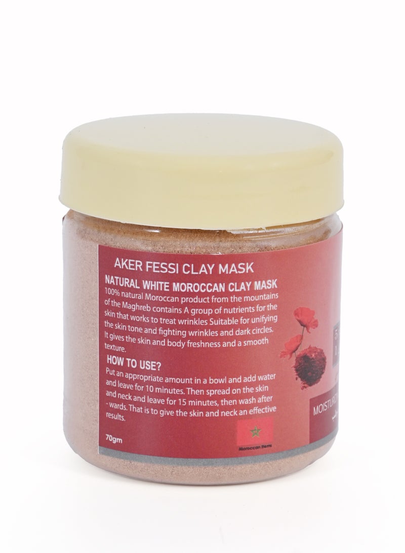 active max Moroccan Powder Clay Mask with Pure Akkar El Fassi  70 gr - Image 3