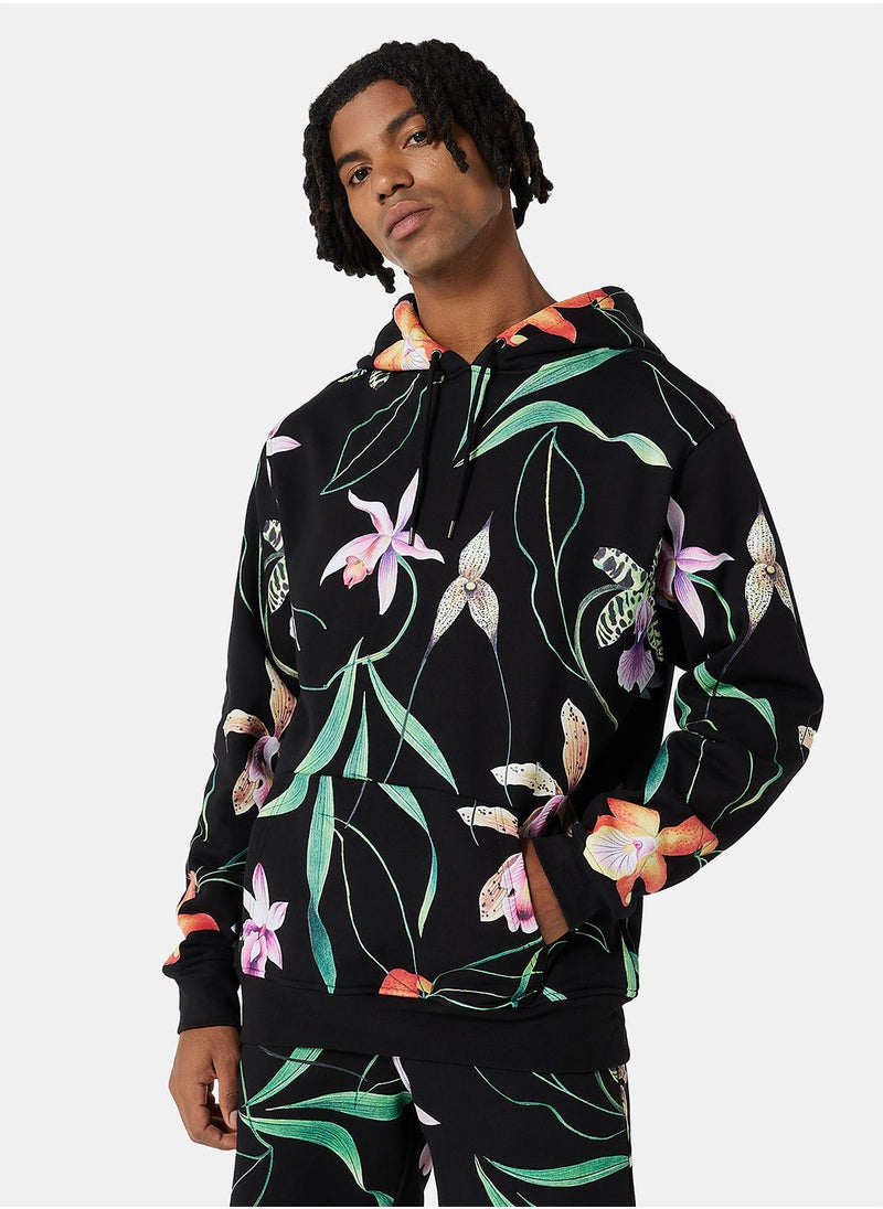 The Hundreds - Ginsburg Floral Relaxed Fit Hoodie - Image 1