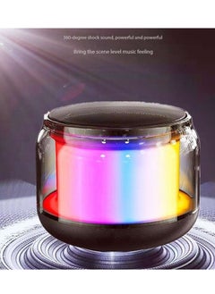 ماركة غير محددة Upgraded Bluetooth Speaker with IPX5 Waterproof, Stereo Sound,  Portable Wireless Speaker for iPhone, Samsung and More  - Image 2