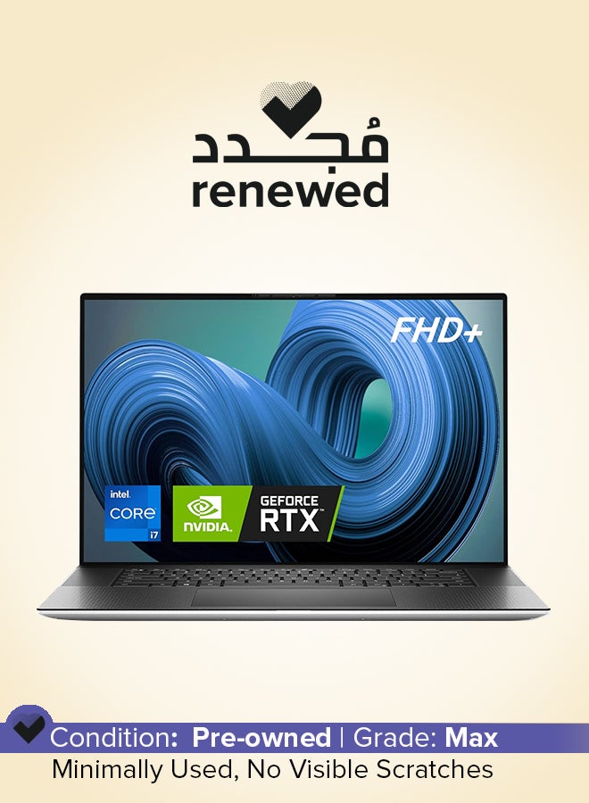 DELL Renewed - XPS 17 9720 Laptop With 17-Inch Display,Core i7-12700H/12th Gen/Quad Core/16GB RAM/512GB SSD/4GB NVIDIA GeForce RTX 3050/Windows 11 Home English Silver - Image 1