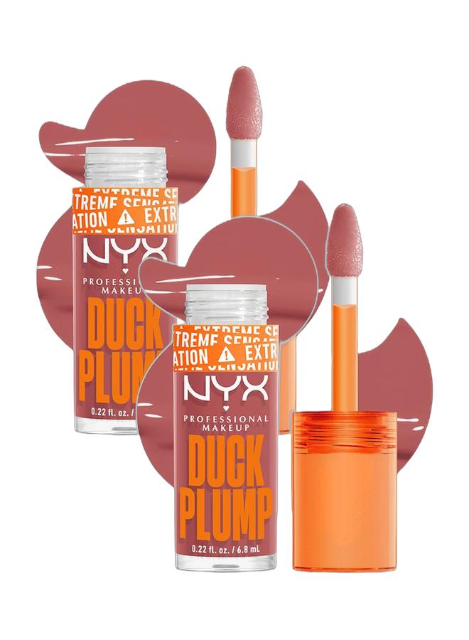 NYX PROFESSIONAL MAKEUP Duck Plump Lip Plumping Lacquer - Nude Swings Bundle - Image 1