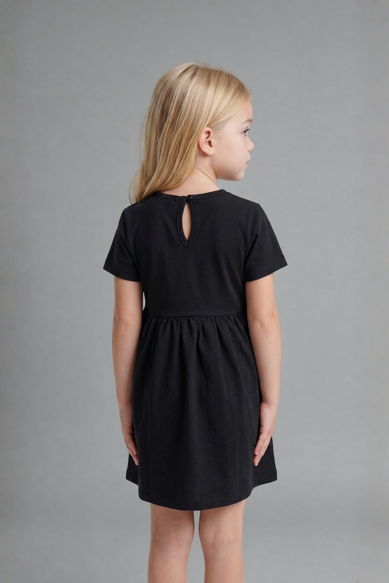 DeFacto Black BabyGirl Baby Girl Patterned Dress Casual - Image 4