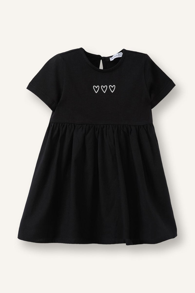 DeFacto Black BabyGirl Baby Girl Patterned Dress Casual - Image 5