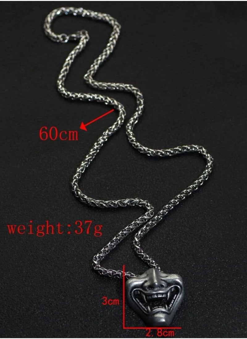 JewelryEveryday Silver Stainless Steel Necklace For Men Size 60cm  - Image 4