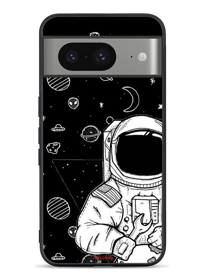 Tolwak Google Pixel 8 Protective Case Cover Astronaut Art - Image 1