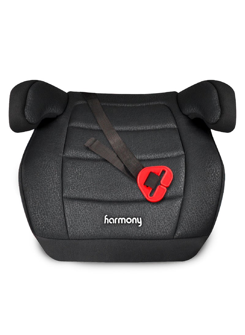 Harmony Youth Booster Car Seat â€“ Granite | Belt-Positioning Booster | 40â€“100 lbs | V-Shape Design | 3-Across Seating | Shoulder Belt Guide - Image 1