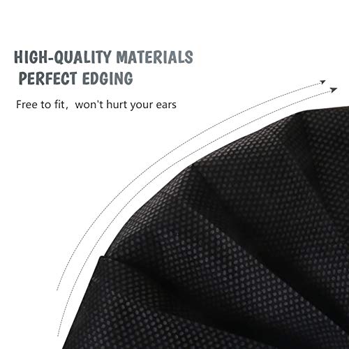 Taimu TM Non-Woven Fabric Disposable Masks for Protection, Breathable & Cute Facemasks for Children (Black, Without Valve, Pack of 50) for Kids - Image 3