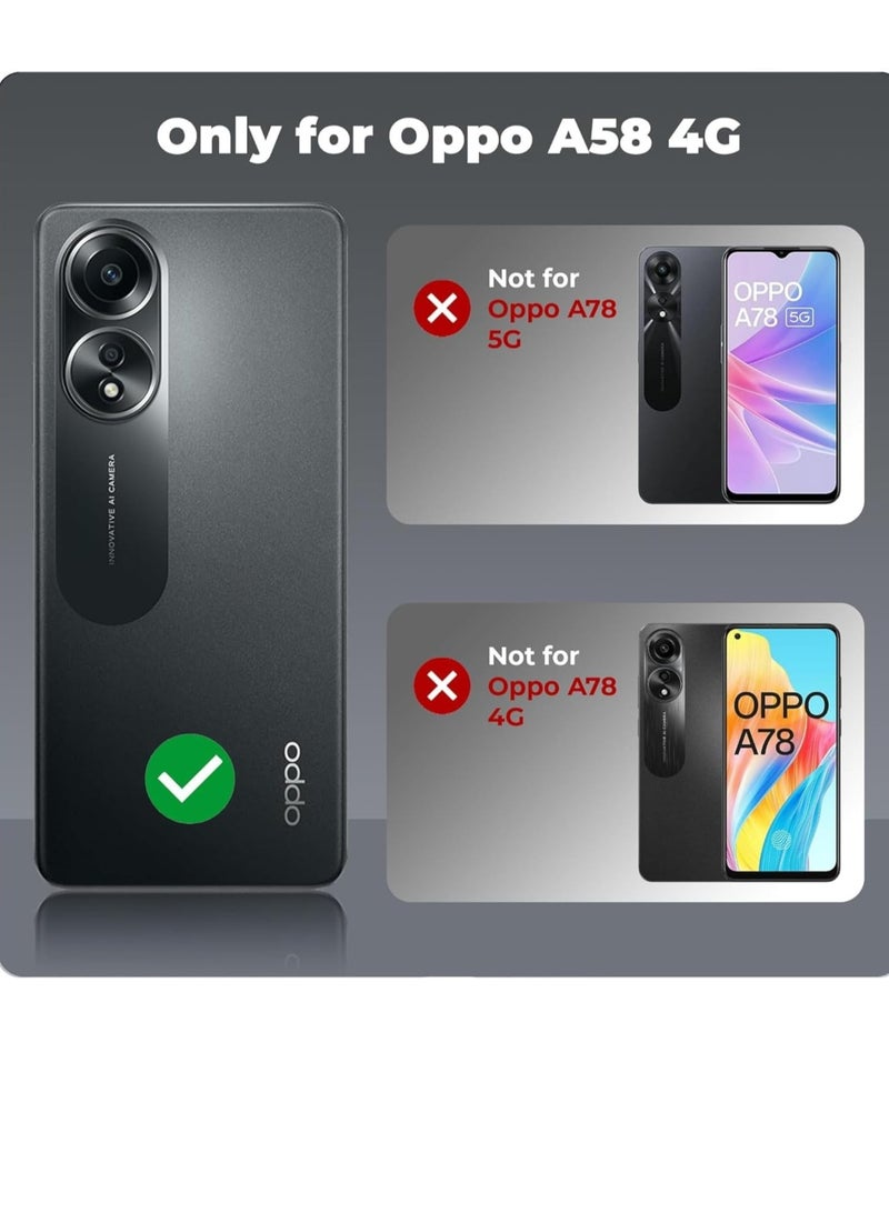 حافظة سيليكون لهاتف أوبو A58 4G – واقي مطاطي سائل مع بطانة ميكروفايبر ناعمة، غلاف صلب رفيع مضاد للصدمات (أخضر) - Image 2