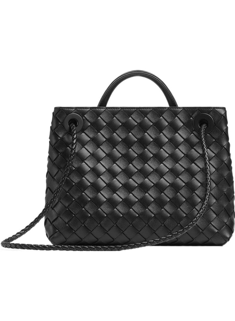 BOTTEGA VENETA Andiamo Top handle bag leather bag with signature knot detail and sliding cross-body strap. - Image 3