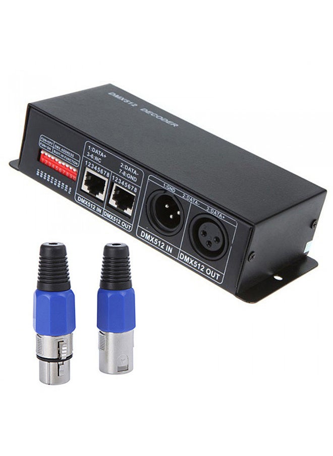 Generic - DC 12V-24V 3 Channel DMX Decoder LED Controller for RGB LED Strip Light - Image 1