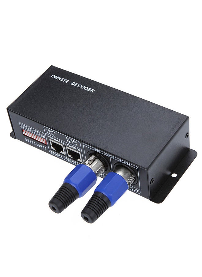 Generic - DC 12V-24V 3 Channel DMX Decoder LED Controller for RGB LED Strip Light - Image 1