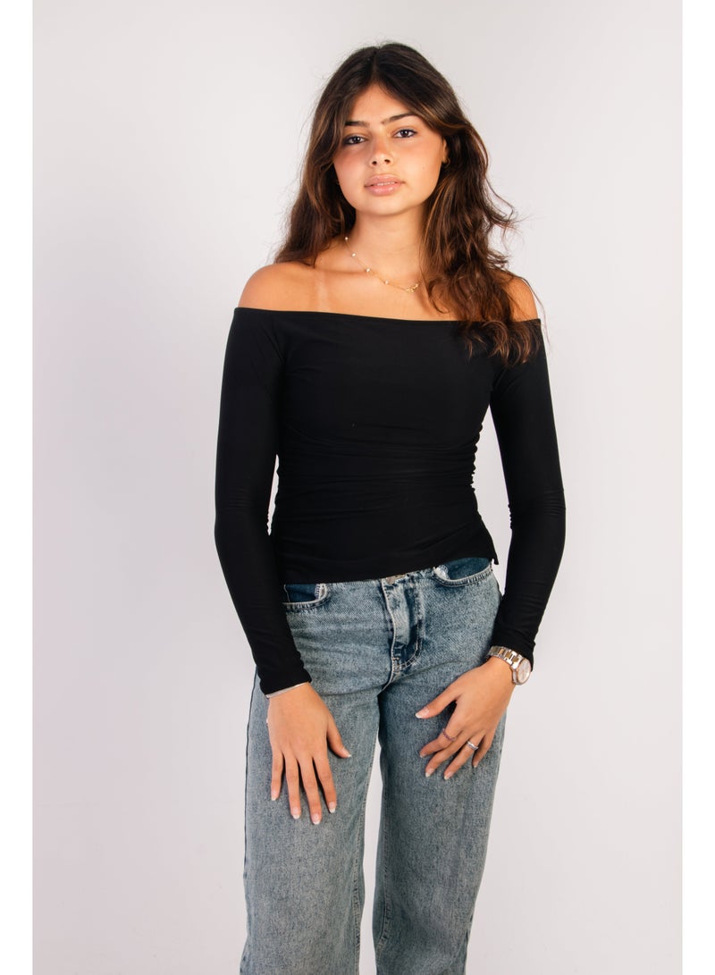 Alsace Women’S T-Shirt – Black - Image 1