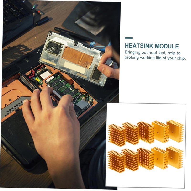Aluminum Heat Sink Cooling Fins for LED Chip Laptop CPU GPU Efficient Heat Dissipation - Image 3