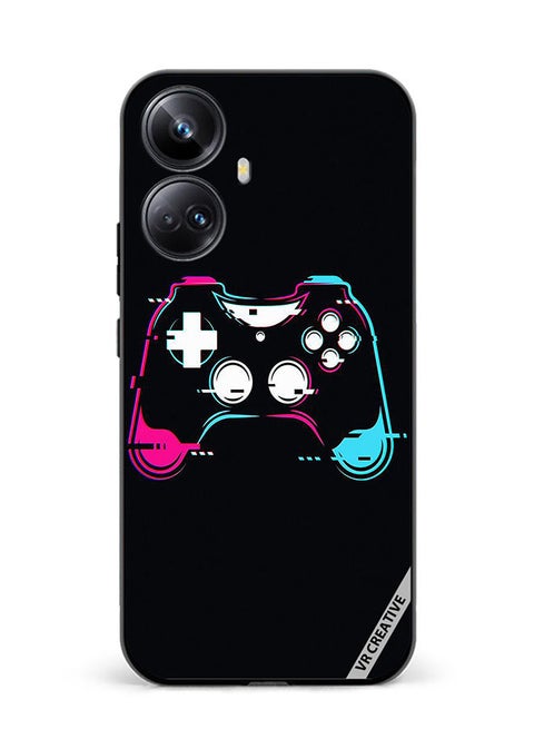 Protective Case Cover For Realme 10 Pro Plus Controller Setup Ps5 Ps4 Design Multicolour