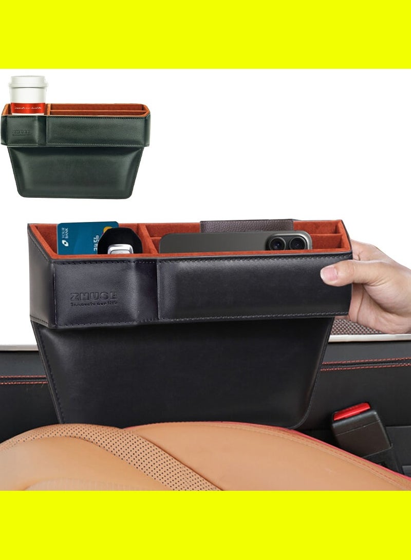 زد هيوز صندوق تخزين Seam لكرسي السيارة من ZHUSE – منظم أنيق ويوفر المساحة للأغراض الأساسية، تصميم سهل الوصول، مثالي للحفاظ على سيارتك مرتبة وخالية من الفوضى - Image 1