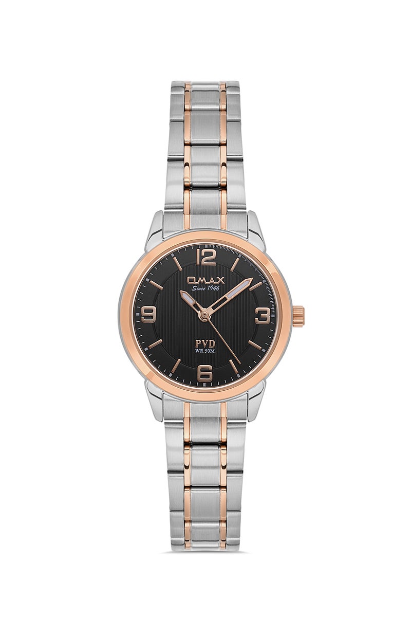 OMAX Women’s Wrist-Watch | Analog | Stainless Steel Band | Elegant Design - Image 1