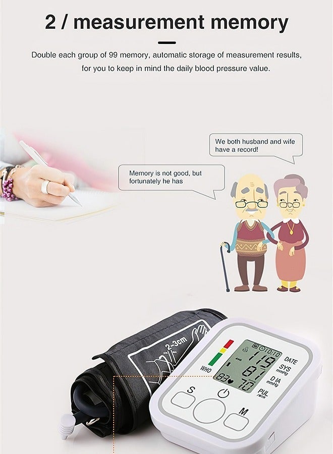 general Automatic Upper Arm Blood Pressure Monitor With Irregular Heartbeat Detection Easy Measurements And Accurate Results - Image 3