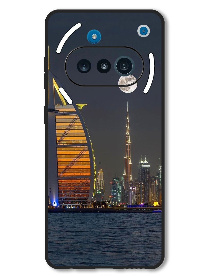 Theodor Case Compatible with Nothing Phone 3a Protection Shockproof Bumper Cover Burj Al Arab - Image 1