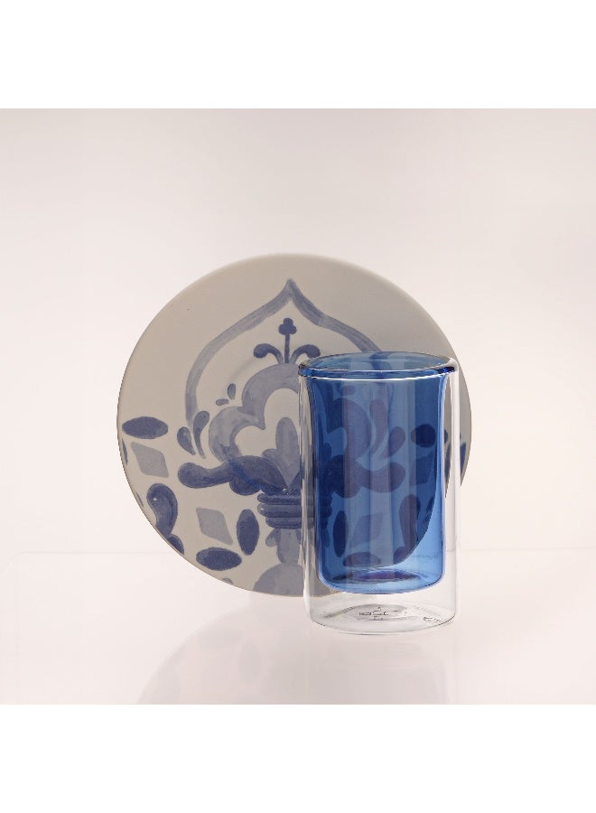 دلتي ريو طقم شاي 12 قطعة مستحوى من ألوان المياه - Image 2