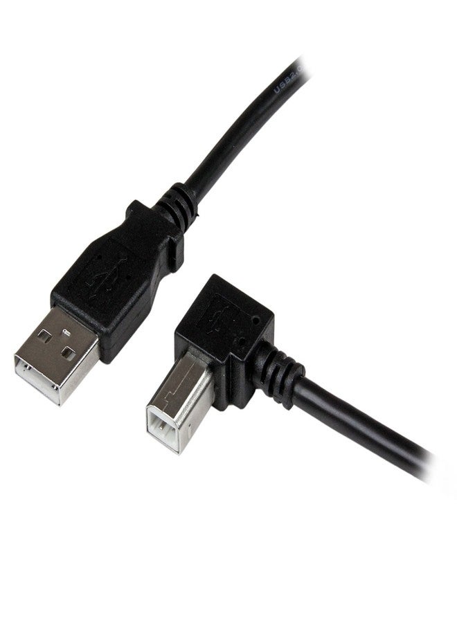 StarTech.com 2m USB 2.0 A to Right Angle B Printer Cable Cord (USBAB2MR) - Image 1