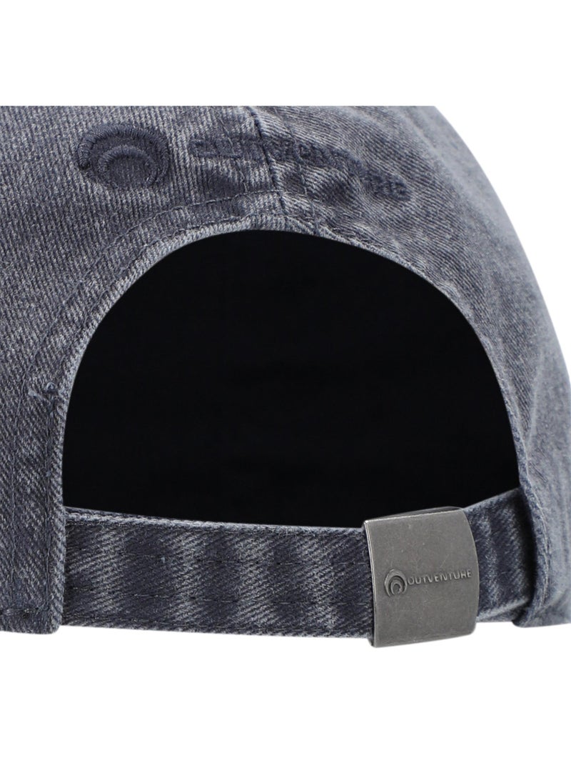 Outventure Outventure Grey Baseball Cap for Men, Comfortable Cotton, Adjustable Fit, Breathable, Stylish for Outdoor Activities and Travel  - Image 4
