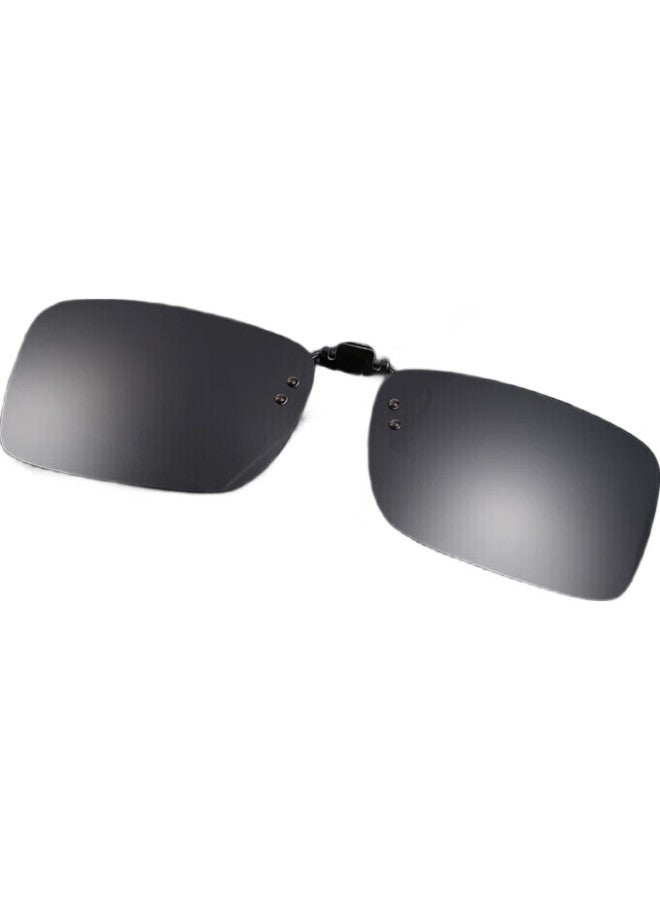 PARIM Sunglasses Clip-On Square Frame For Men And Women, Myopia Driving Polarized Driving Glasses Sunglasses - Image 1