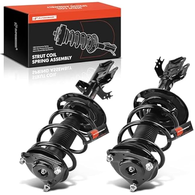 A-Premium Front Pair 2 Complete Strut And Coil Spring Assembly Compatible With Toyota Highlander 2020 2021 2022 Awd Driver And Passenger Side - Image 2