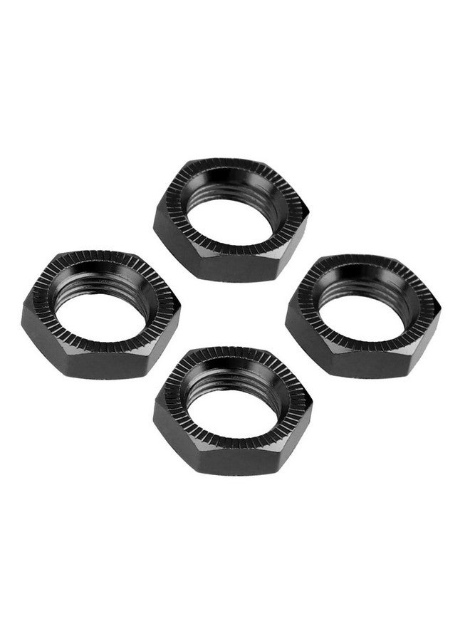 Hobbypark 4Pack Aluminum Alloy 12Mm To 17Mm Wheel Hex Hubs Adapter Extension Conversion Nuts For 1/10 Rc Car Upgrade 1/8 Tires (Black) - Image 4
