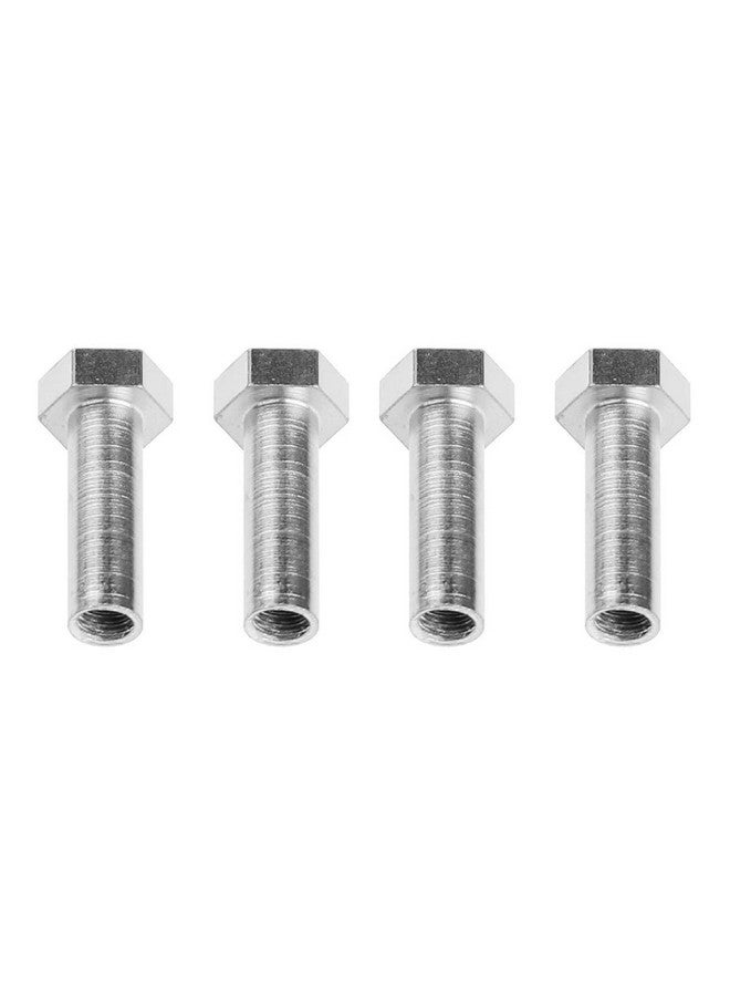 Hobbypark 4Pack Aluminum Alloy 12Mm To 17Mm Wheel Hex Hubs Adapter Extension Conversion Nuts For 1/10 Rc Car Upgrade 1/8 Tires (Black) - Image 3
