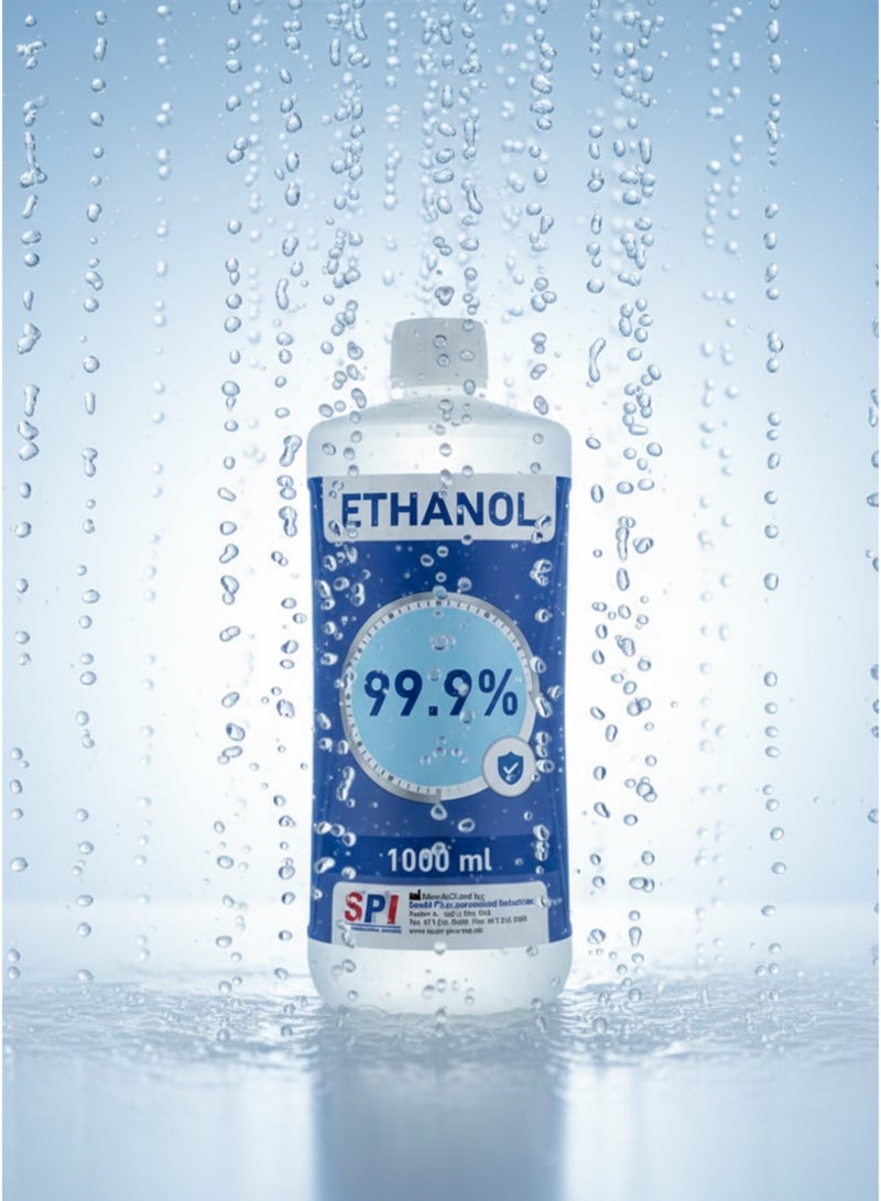 SPI Ethanol 99.9% Solution Sterilizer Medical Pure For Surface and Tool Disinfection Effective Against Germs and Viruses SPI-IPA (1000 ml) - Image 5