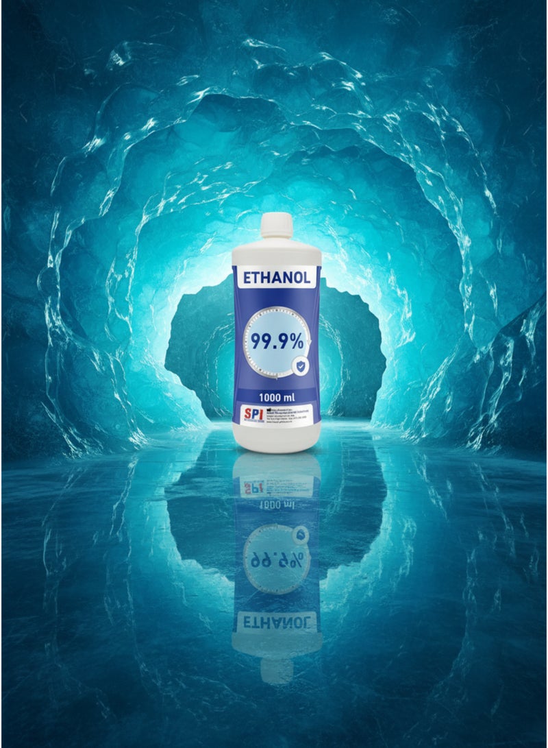 SPI Ethanol 99.9% Solution Sterilizer Medical Pure For Surface and Tool Disinfection Effective Against Germs and Viruses SPI-IPA (1000 ml) - Image 2