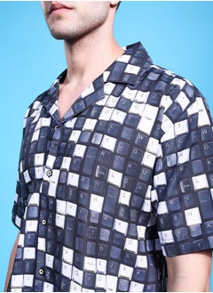 The Indian Garage Co Men Oversized Conversational Printed Half Sleeves Cuban Collar Street Wear Shirt  - Image 4