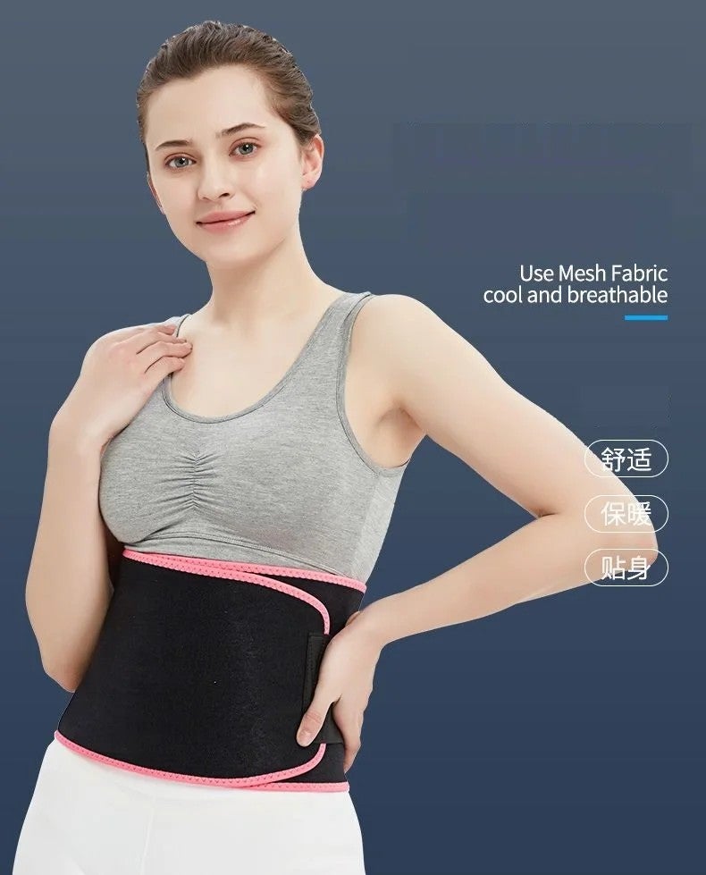 Bluejw Adjustable Neoprene Waist Trimmer - Private Label Tummy Slimming Sweat Belt - Waist Cincher & Shaper for Women - Image 5