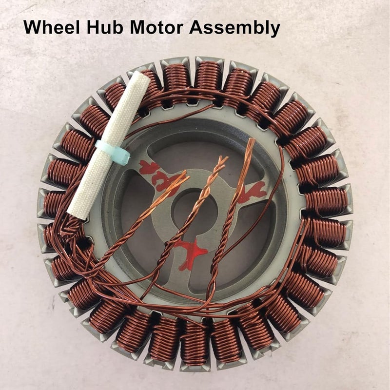 woobles 10inch Wheel Hub Motor, 36V‑60V 350W‑1500W Drive Motor Assembly Conversion Kit Aluminum Alloy Wheel Drive Motor for Electric Motorcycle Off Road Scooter - Image 4