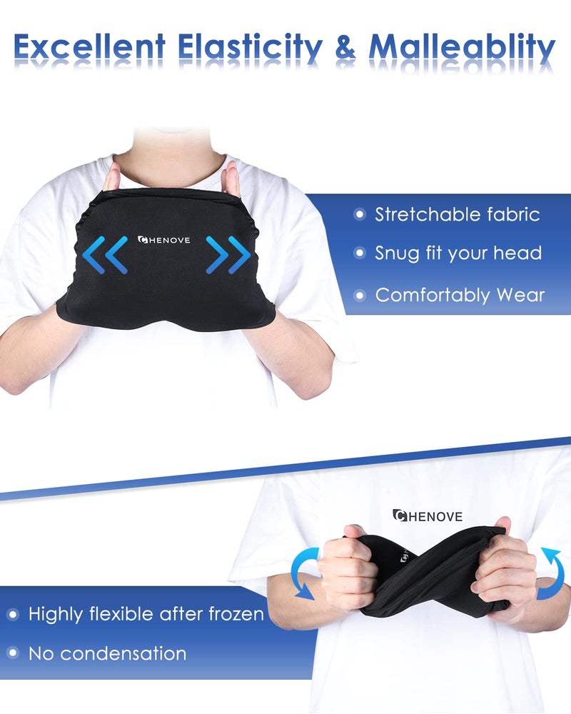 Cellrev Chenove Migraine Ice Head Wrap, Gel Migraine Relief Cap Headache Relief Hat, Comfortable & Stretchy Ice Cap for Migraines with Cold Compress for Tension, Sinus, Puffy Eyes, Stress Relief - Image 3